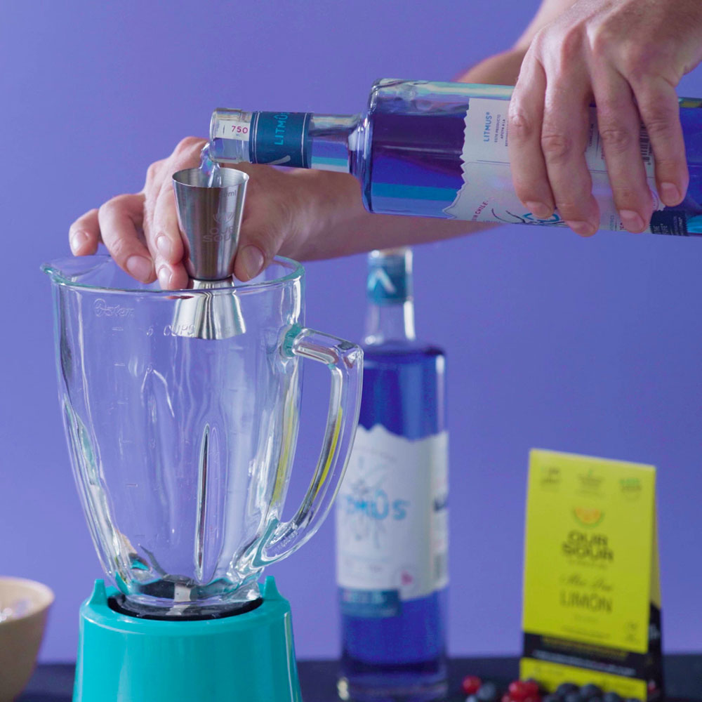 medida para preparar cocteles
